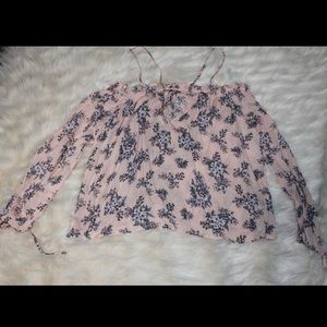 Floral off the shoulder top